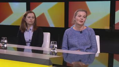 Edyta Dawidowska i Hanna Szczepaniak