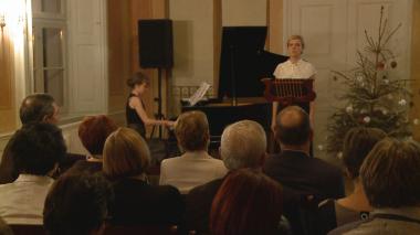 Olga Siemieńczuk i Karolina Czechowska w muzeum