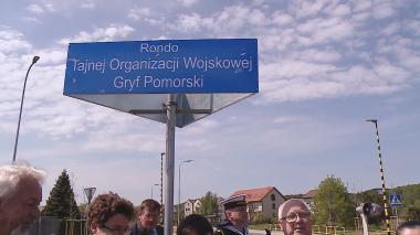 Wejherowo upamiętniło Gryfa Pomorskiego. Jest nowe rondo