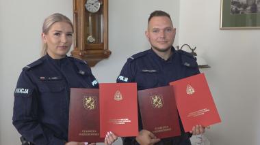 Policjanci wyróżnieni za swoją postawę