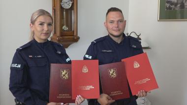 Policjanci wyróżnieni za swoją postawę