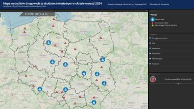 Mapa śmiertelnych wypadków się zapełnia