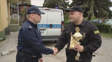 Policjant Strongman bezkonkurencyjny w Kłobucku