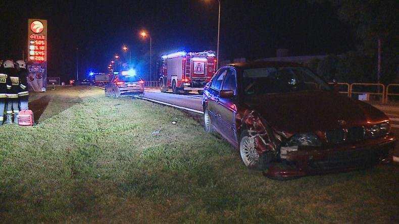 Wypadek w Strzebielinie, jeden z kierowców pod wpływem