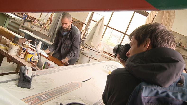 Przyszli dziennikarze w terenie