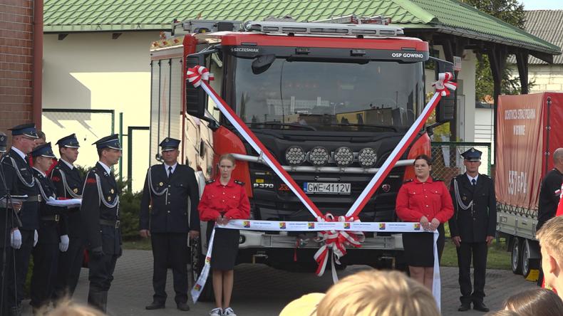 Nowy wóz OSP Gowino
