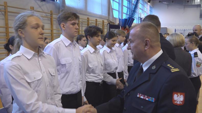 Ślubowanie klas mundurowych z edukacją pożarniczą
