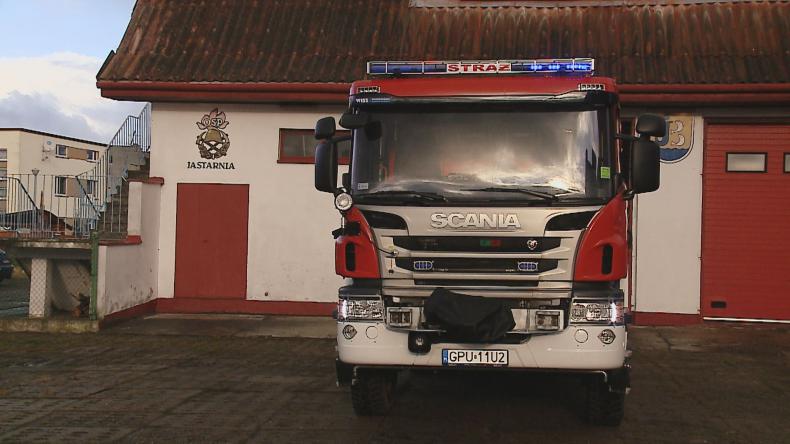 Wóz dla strażaków z Jastarni