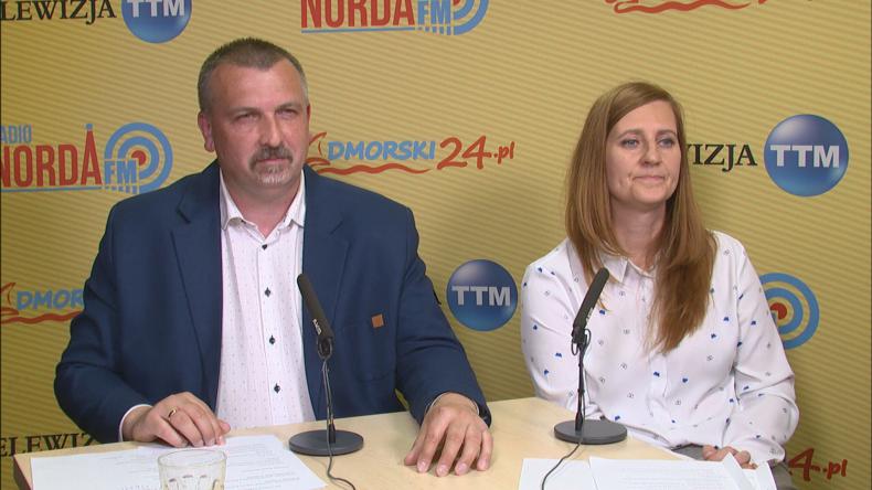 Janusz Pomorski i Dorota Krop