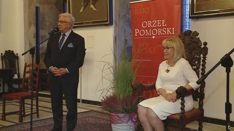 Gabriela Lisius z Orłem Samorządu