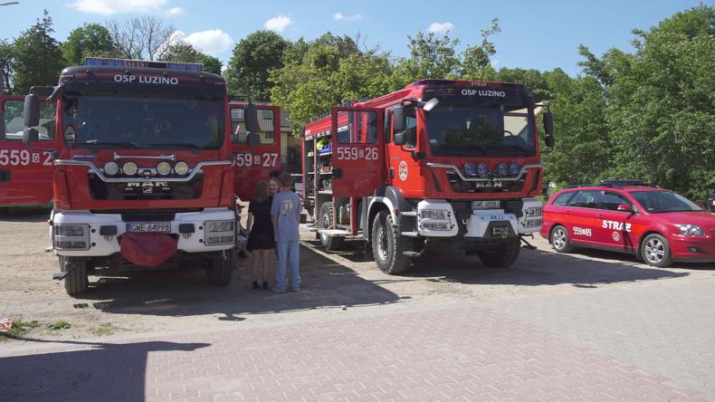 Liczne atrakcje od strażaków z Luzina