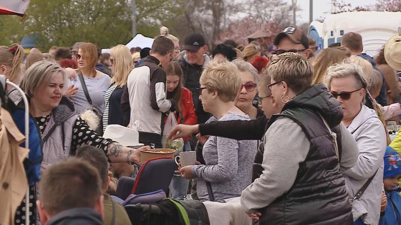 Tłumy wystawców i odwiedzających na Pchlim Targu w Redzie