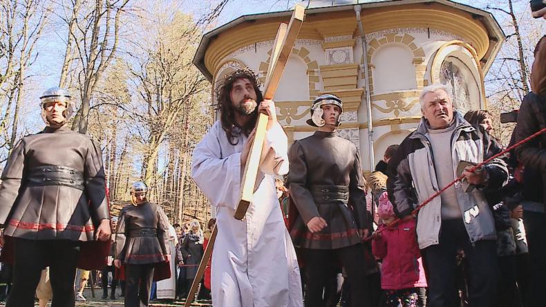 Religijne widowiska na tydzień przed Wielkanocą