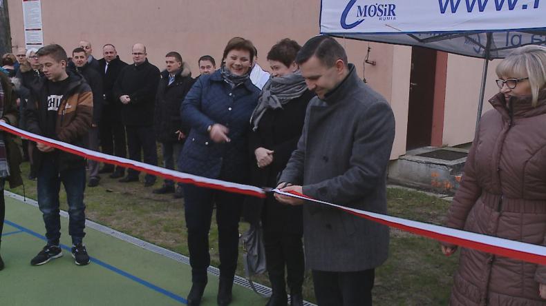 Otwarcie boiska z budżetu obywatelskiego w Rumi