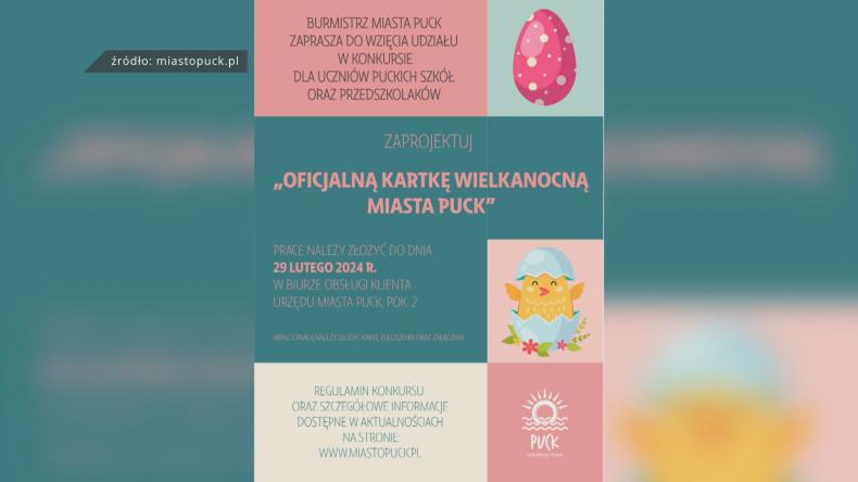 Zaprojektuj oficjalną kartkę wielkanocną Pucka