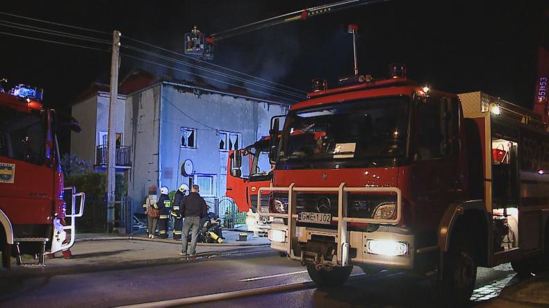 Pożar w Rumi. Palił się dom przy Kosynierów