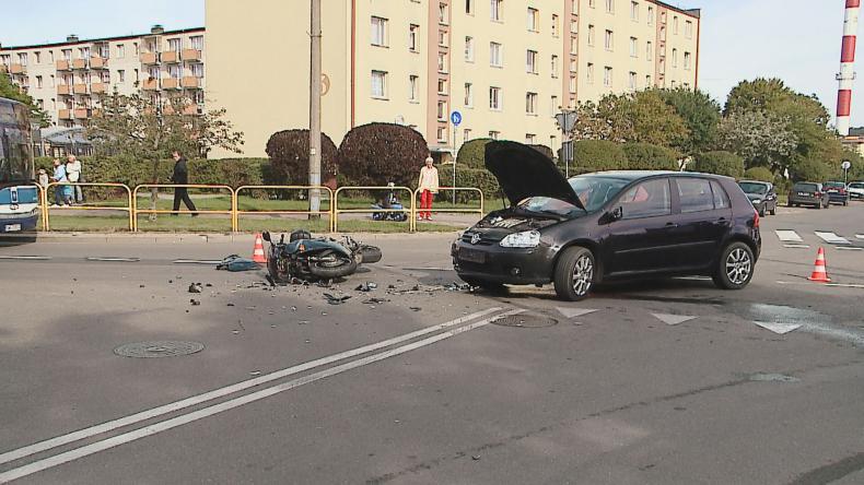 Wypadek w Wejherowie