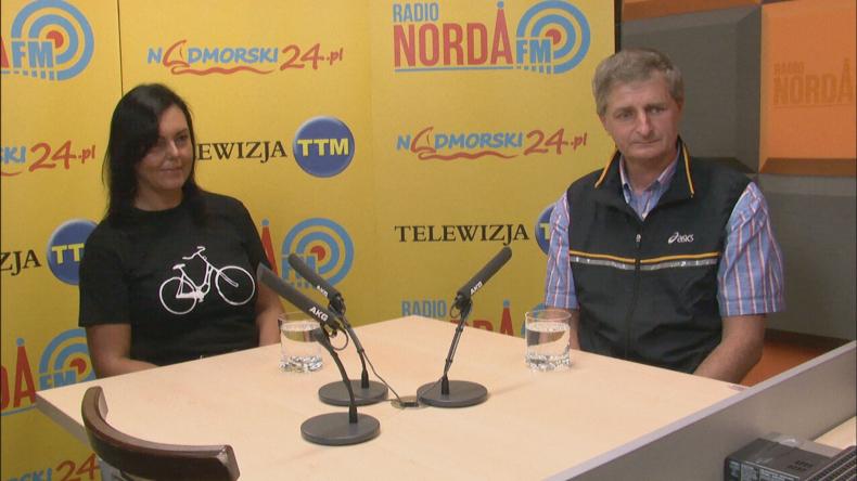 Roman Łuczak i Beata Włodarczyk z Klubu Turystyki Rowerowej SAMA RAMA