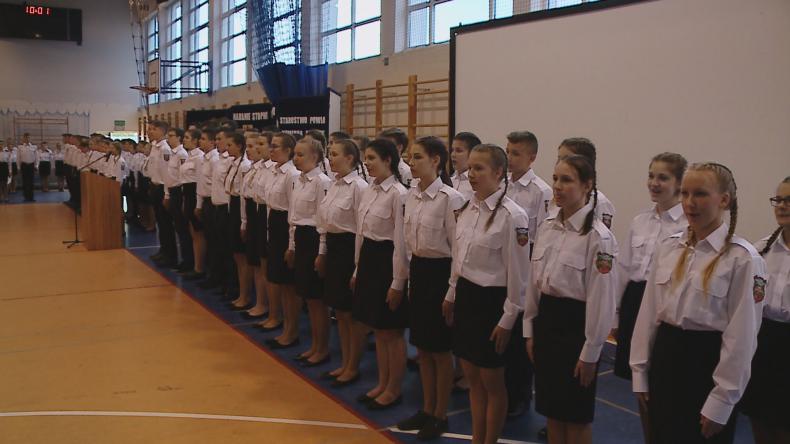 Klasy pożarnicze ze ślubowaniem i awansami