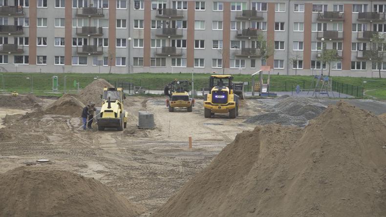 Trwa budowa kompleksu rekreacyjno-sportowego w Wejherowie
