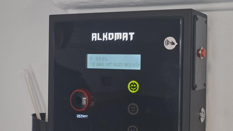 Ogólnodostępny alkomat w Lęborku