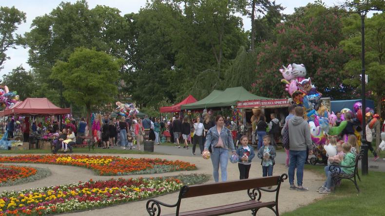 Dzień Dziecka w wejherowskim parku miejskim