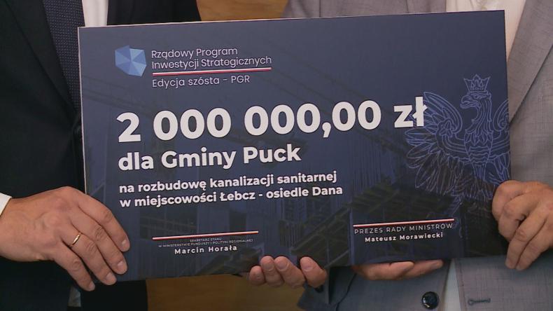 Rządowe miliony trafią do Ziemi Puckiej