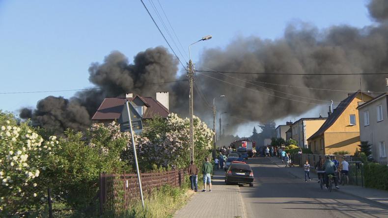 Pożar przy ul. Ceynowy