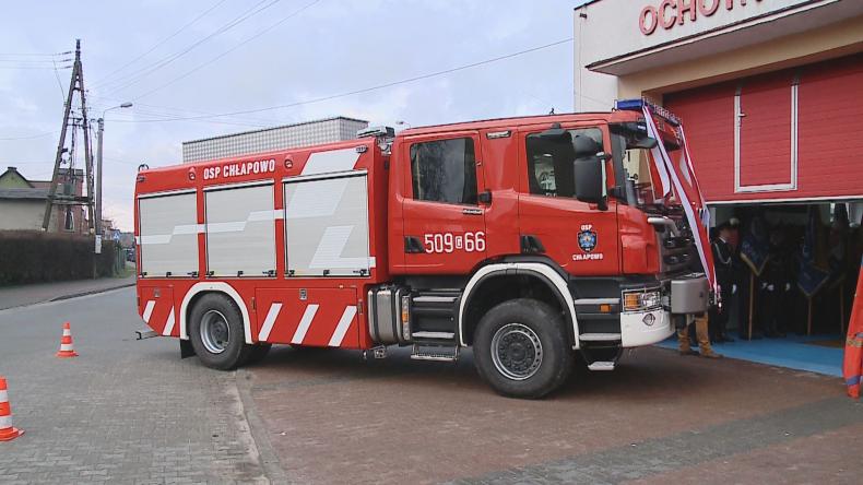 Zawyła syrena! Strażacy z Chłapowa świętują.