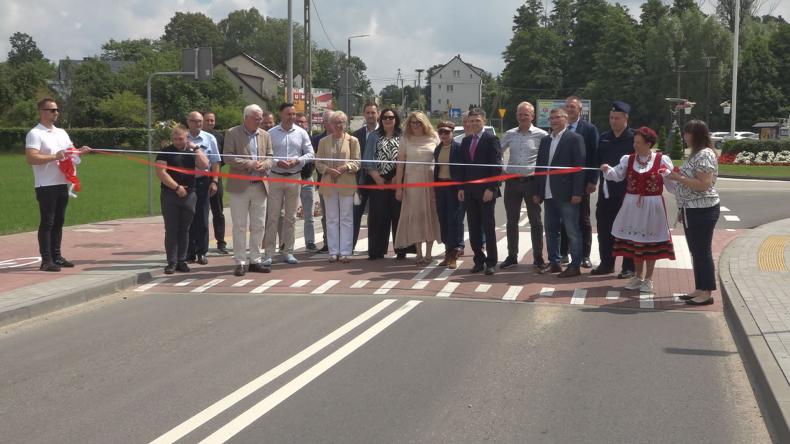 Droga między Robakowem a Luzinem po przebudowie