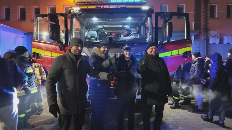 Nowy wóz bojowy wejherowskich ochotników