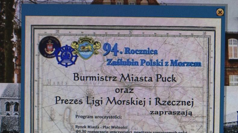 Zapowiedź 94. Rocznicy Zaślubin Polski z Morzem