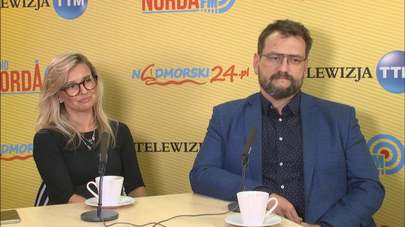 Oksana Rabij-Zabłotna i dr Kamil Bury