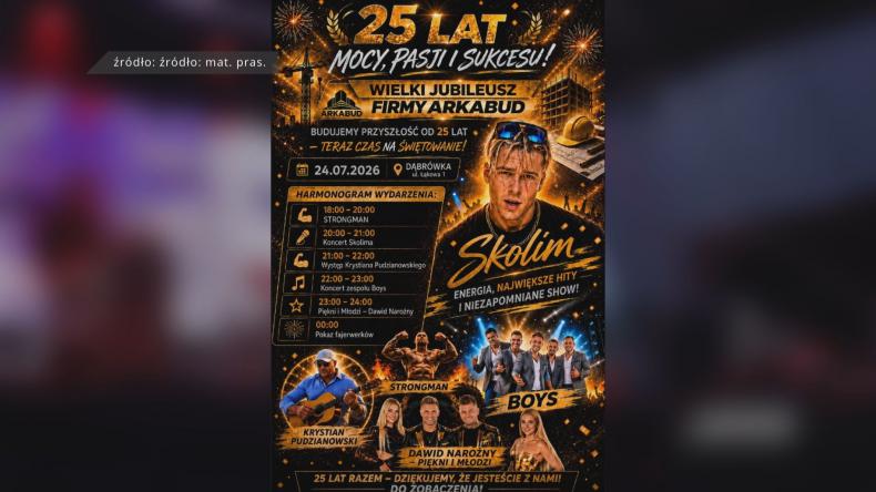 Skolim, Boys i Dawid Narożny wystąpią w Dąbrówce