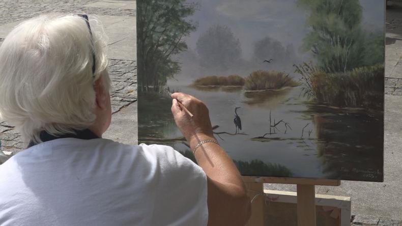 Plenerowe warsztaty malarskie w Wejherowie