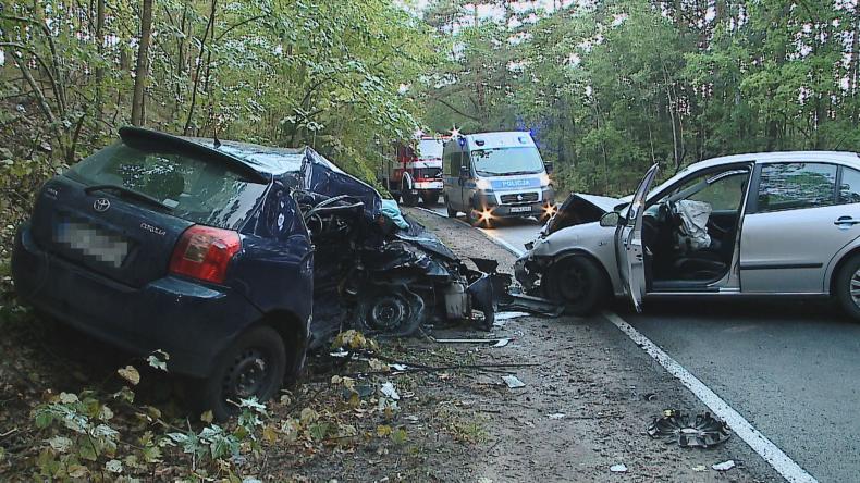 Wypadek na trasie Rosochy - Łebno