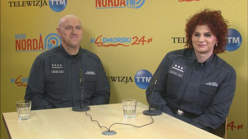 kpt. Radosław Kanczkowski i por. Patrycja Kanczkowska