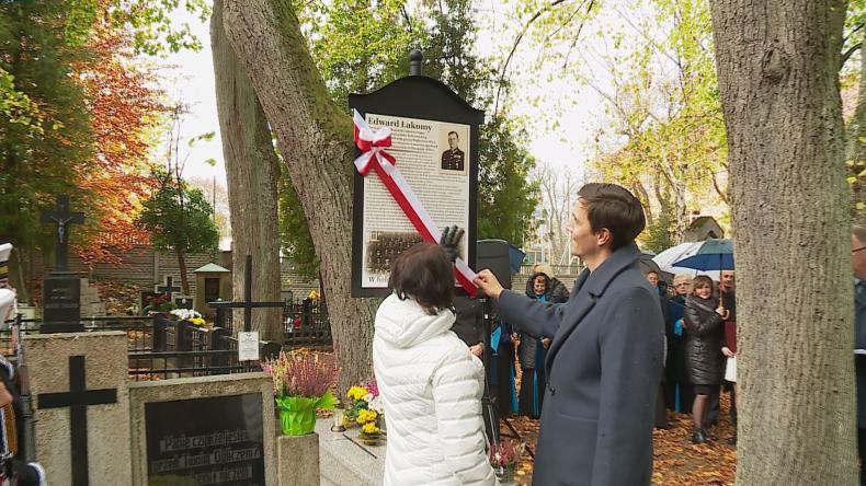 Uroczystości ku czci majora Edwarda Łakomeg
