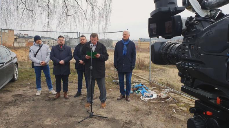 Konferencja PiS w sprawie tzw. Galerii Srebrna