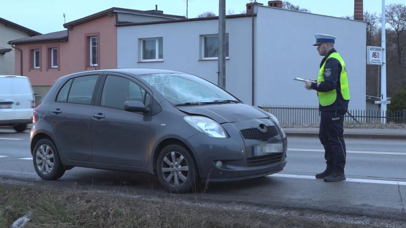 Potrącenie pieszego w Gościcinie